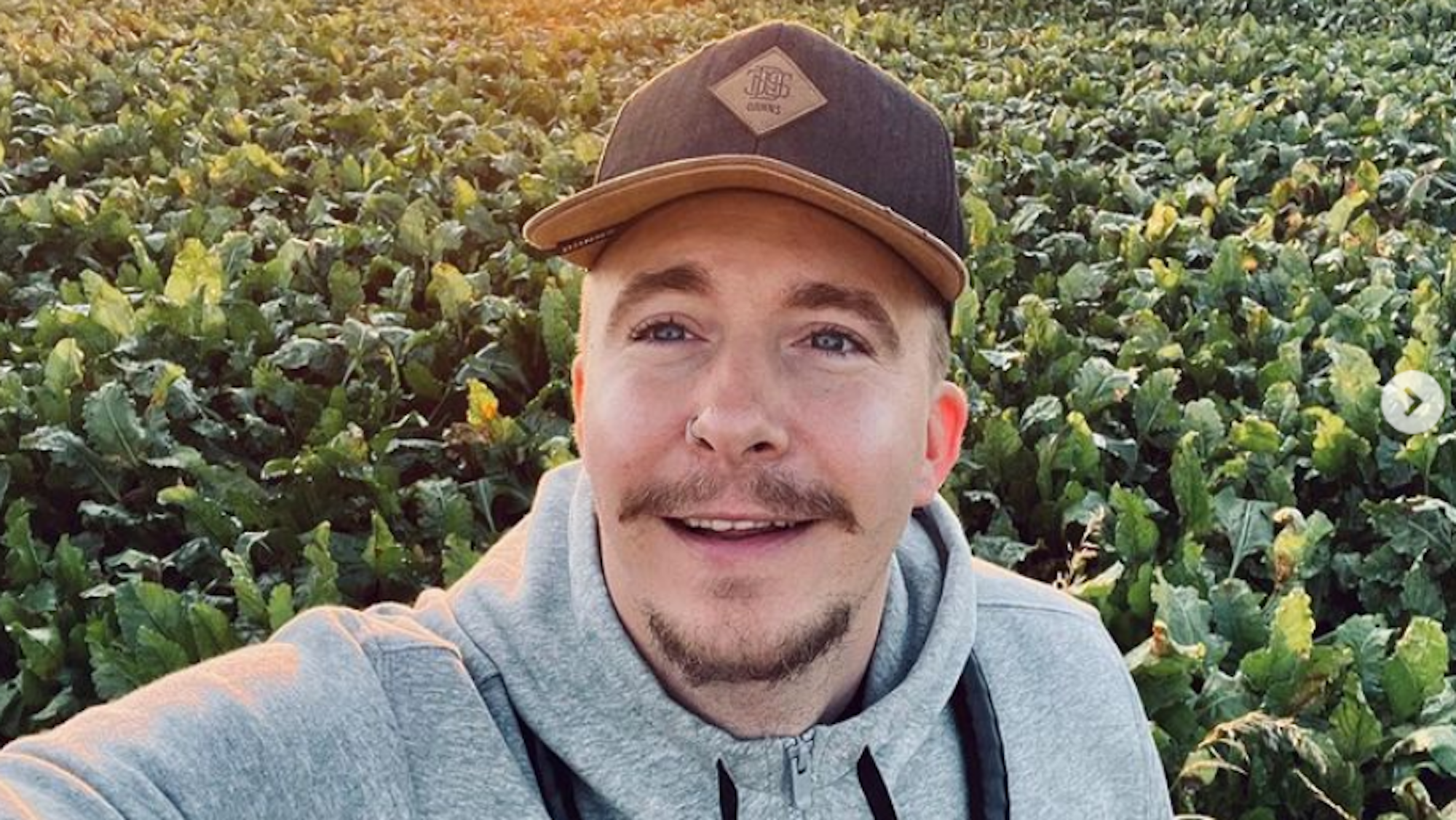 David Friedrich, hier auf einem Instagram-Selfie vom September 2021, kann immer auf seine Fans zählen.