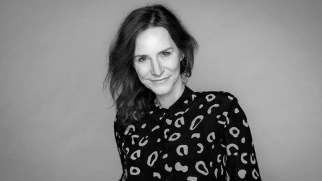 Franziska Knost auf eine Schwarz-Weiß-Foto.