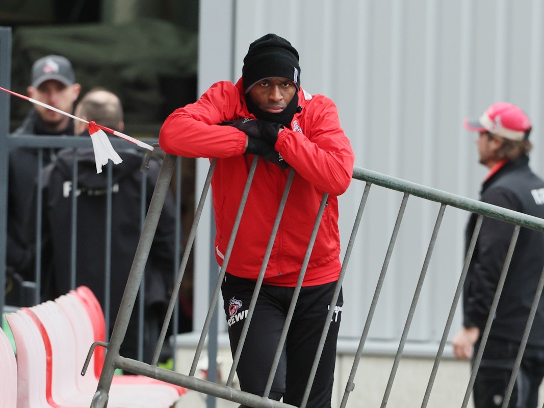 Anthony Modeste nach dem Training des 1. FC Köln