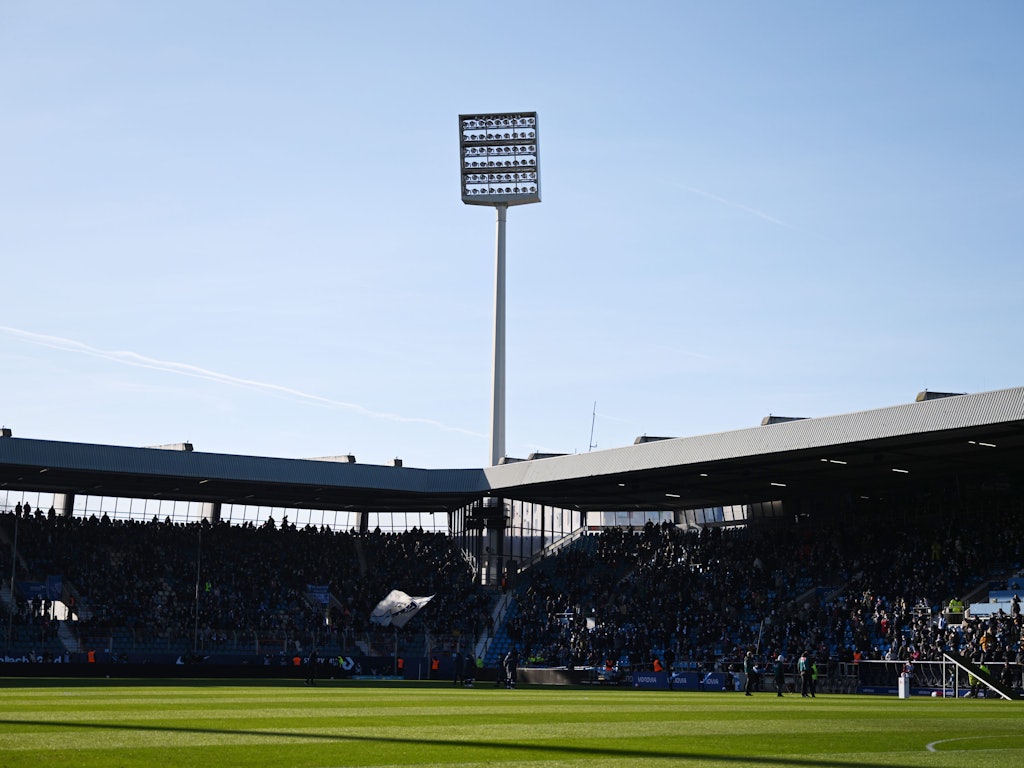 Das Ruhrstadion vor dem Heimspiel des VfL Bochum gegen Bayern München.