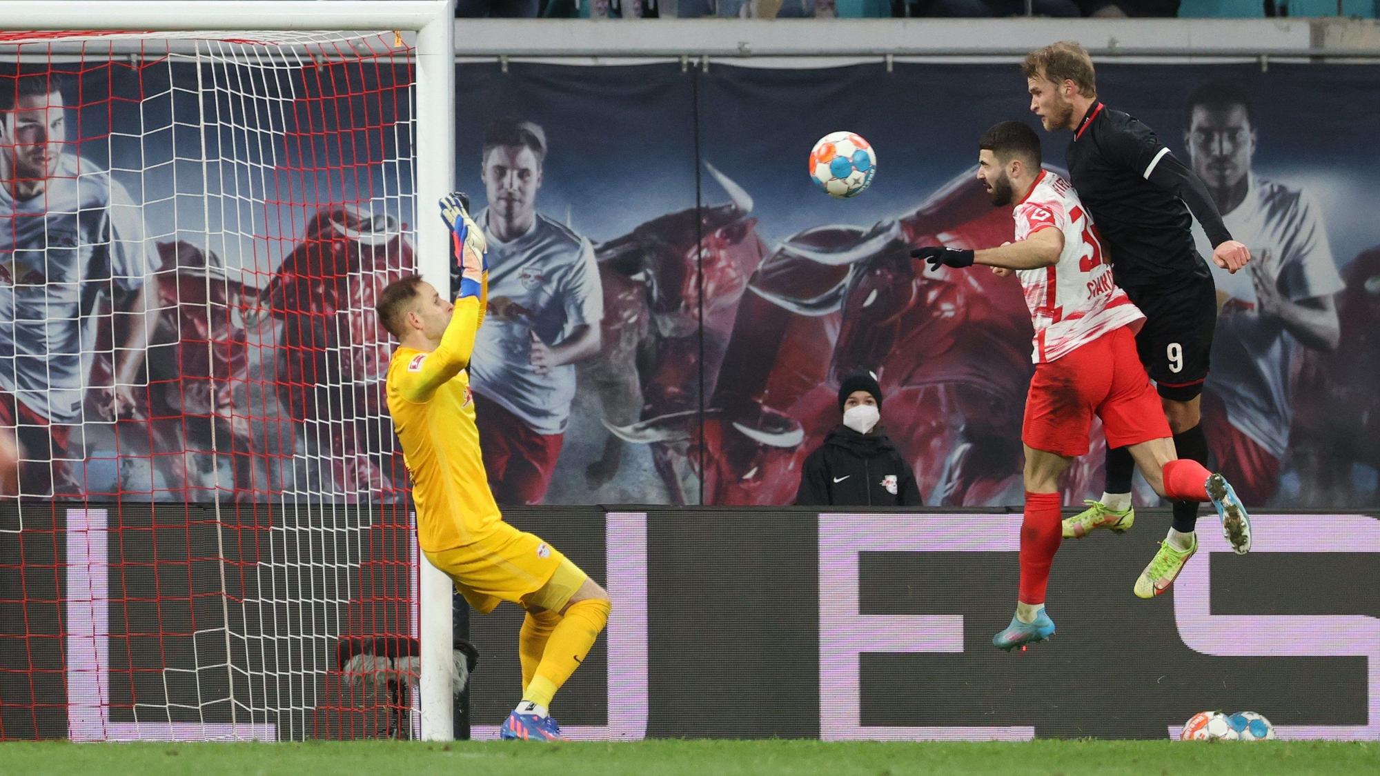 Sebastian Andersson im Spiel bei RB Leipzig