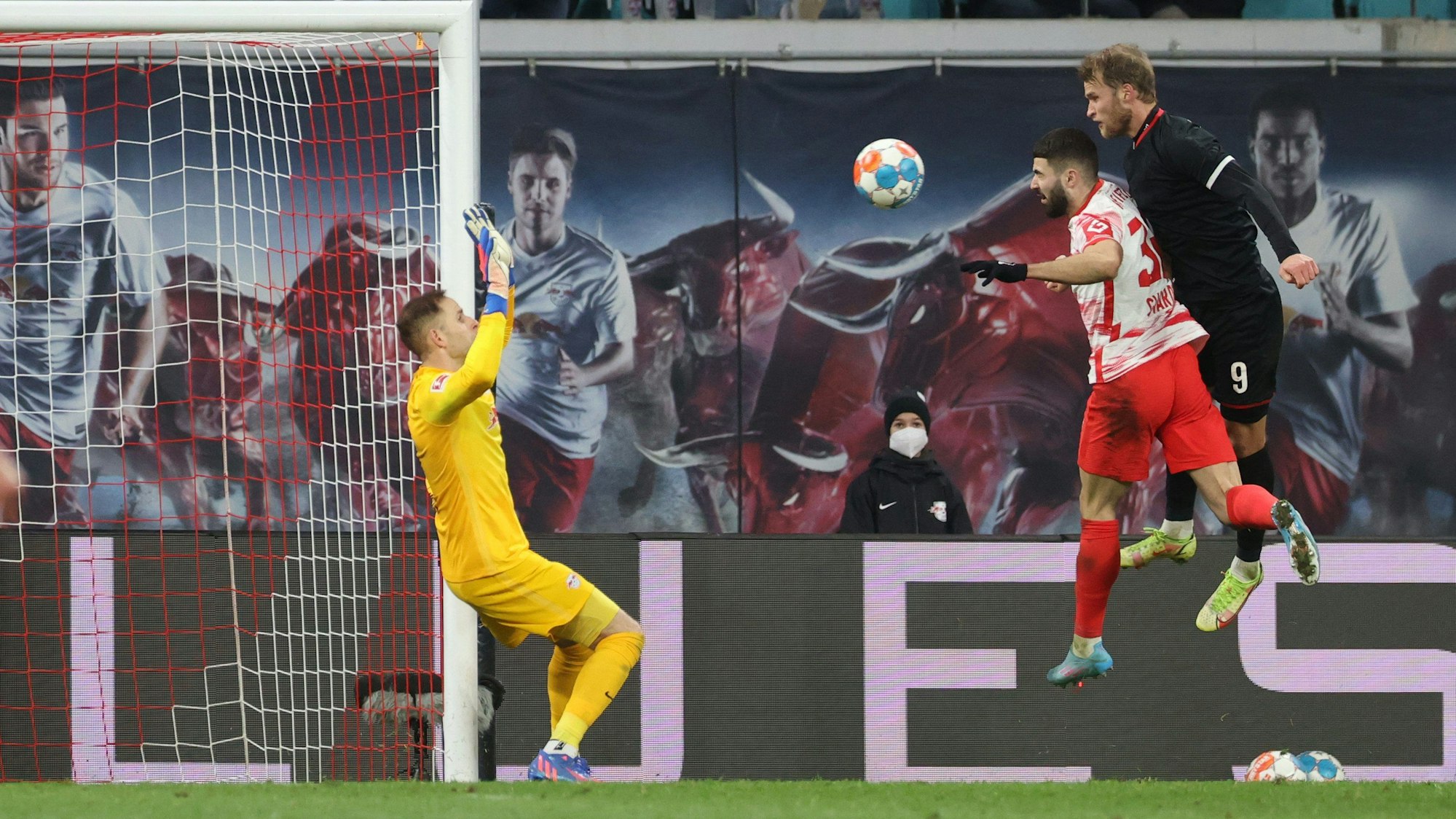 Sebastian Andersson im Spiel bei RB Leipzig