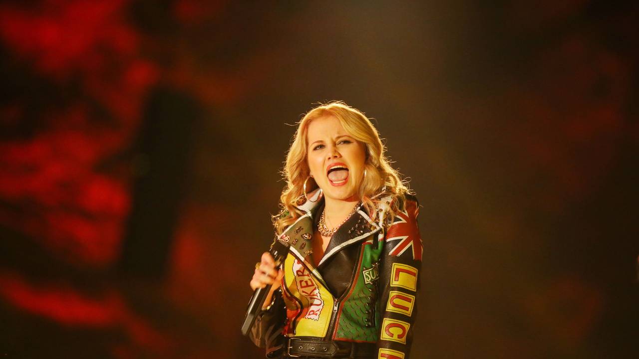 Ex-Kandidatin Laura van den Elzen bei der Aufzeichnung von Deutschland sucht den Superstar 2016. Nun will ihre kleine Schwester in ihre Fußstapfen treten.