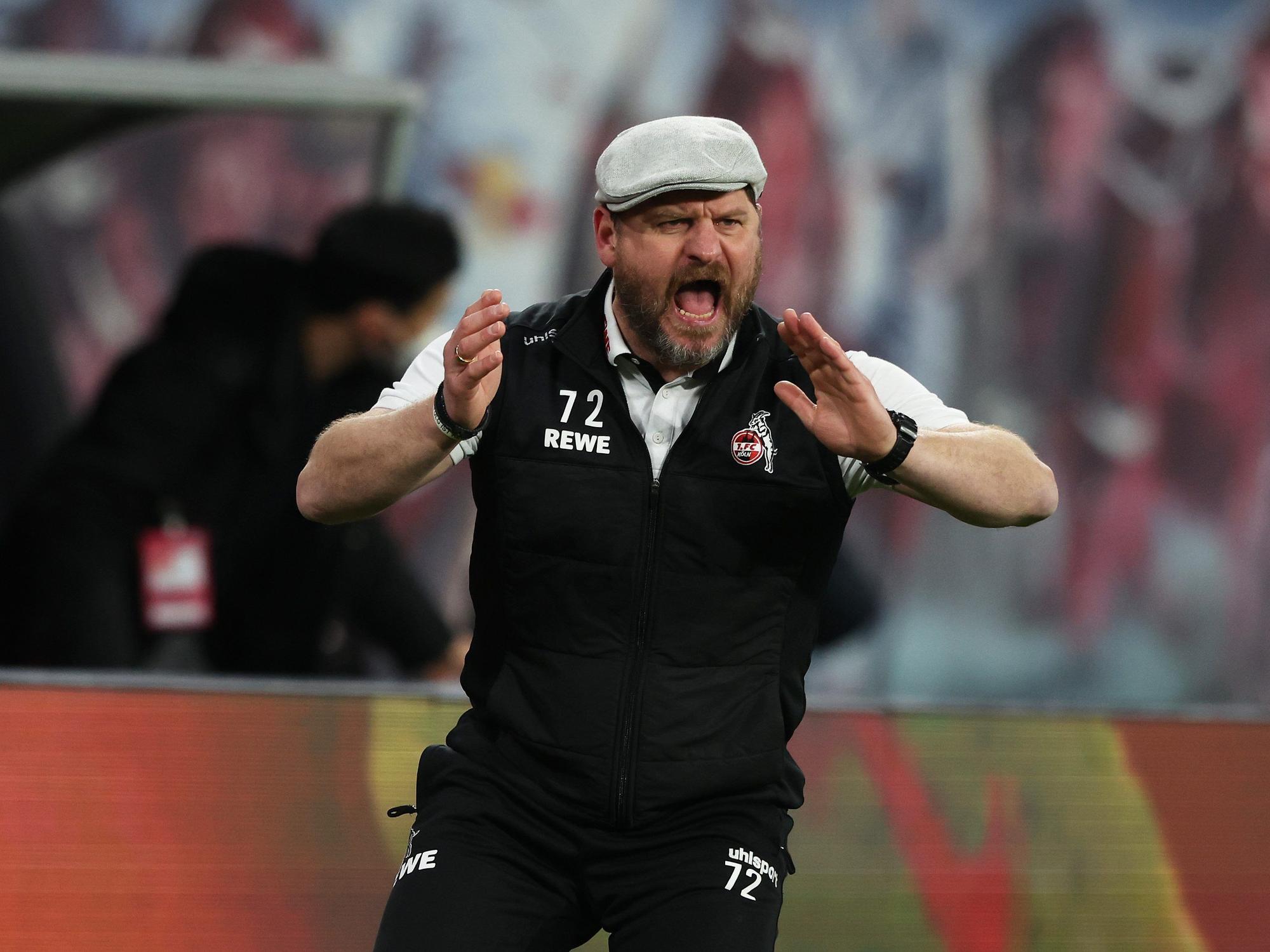 Steffen Baumgart im Spiel bei RB Leipzig