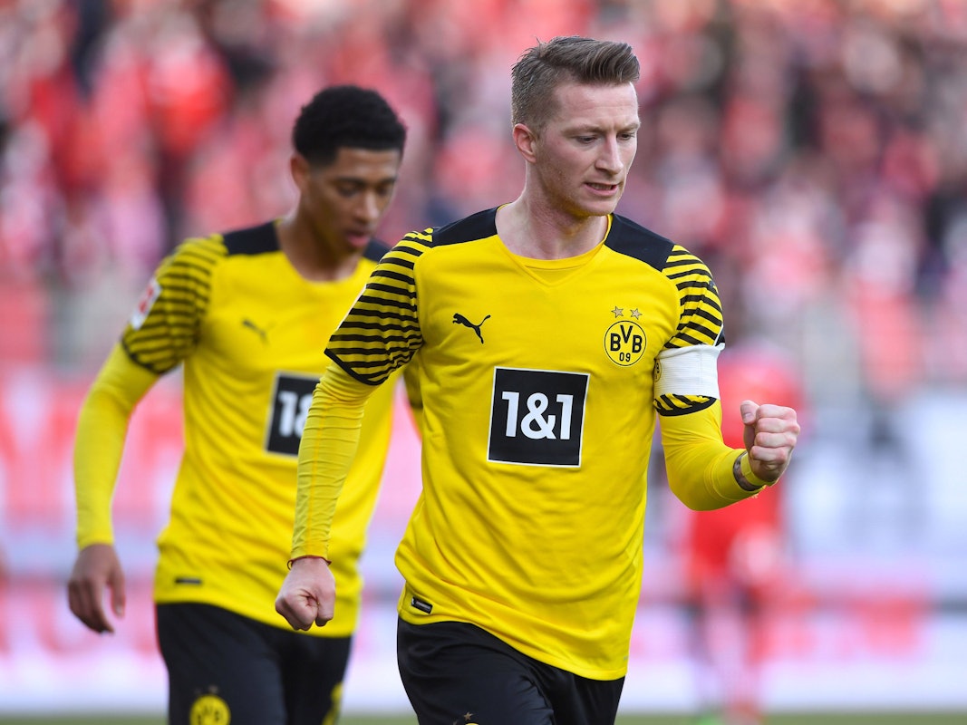 Marco Reus jubelt über sein Tor gegen Union Berlin