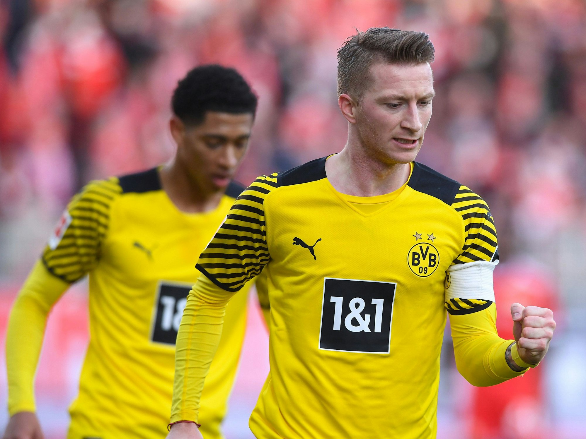 Marco Reus jubelt über sein Tor gegen Union Berlin