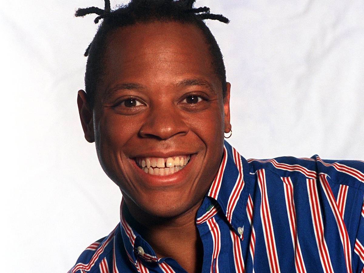 ARCHIV - Der Moderator Ricky Harris posiert am 30.8.1999 bei der Internationalen Funkausstellung (IFA) in Berlin. Foto: Nestor Bachmann/dpa (zu dpa "Die Kandidaten der zehnten Dschungelcamp-Staffel" vom 14.01.2016 - Wiederholung vom 08.01.2016) +++ dpa-Bildfunk +++