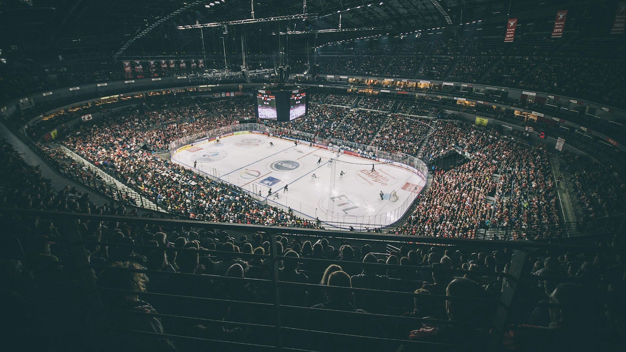 Ein Blick in die Lanxess-Arena