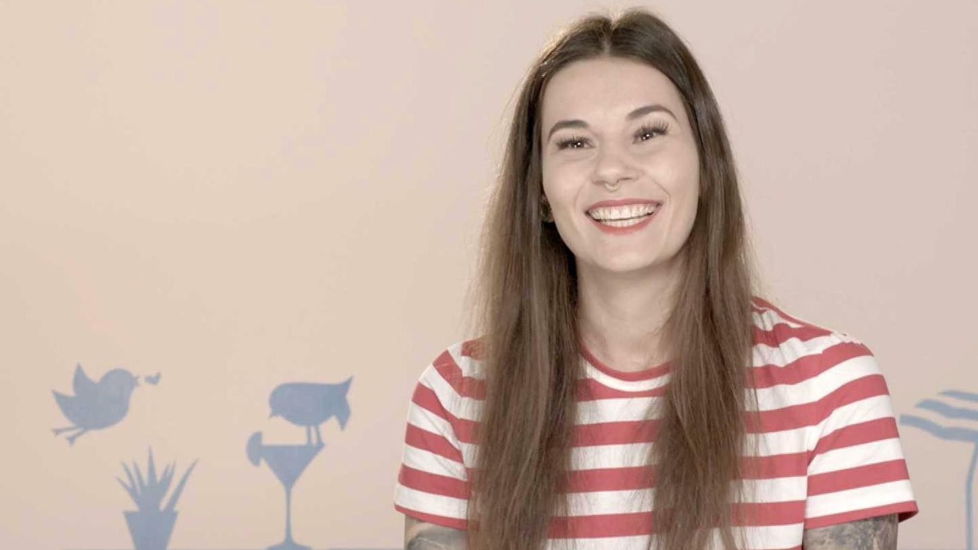 First Dates Hotel-Teilnehmerin Michelle. Die Folgen gibt der Sendung gibt es nach Ausstrahlung im TV auch bei RTL+ zu sehen.