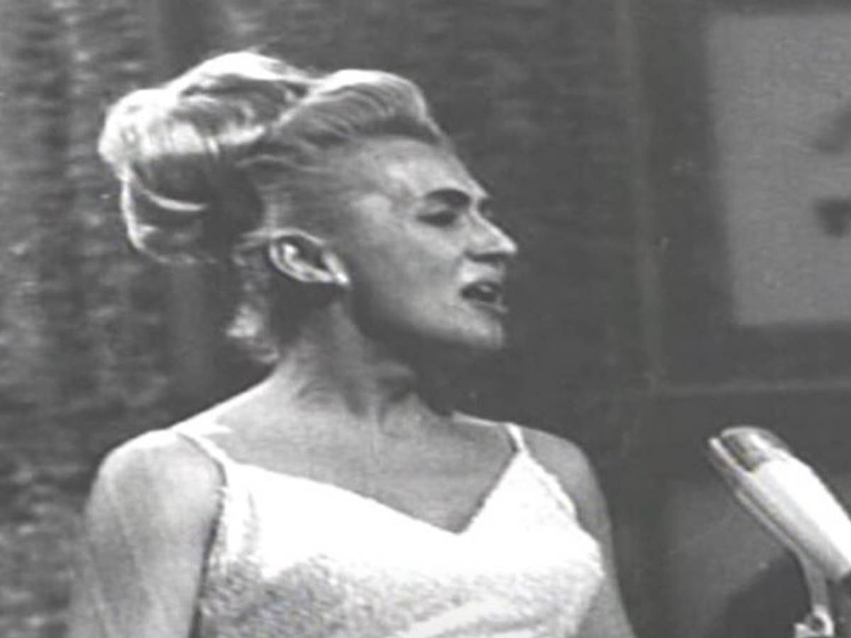 ESC 2022 in Trauer: Nora Nova beim Eurovision Song Contest im Jahr 1964.