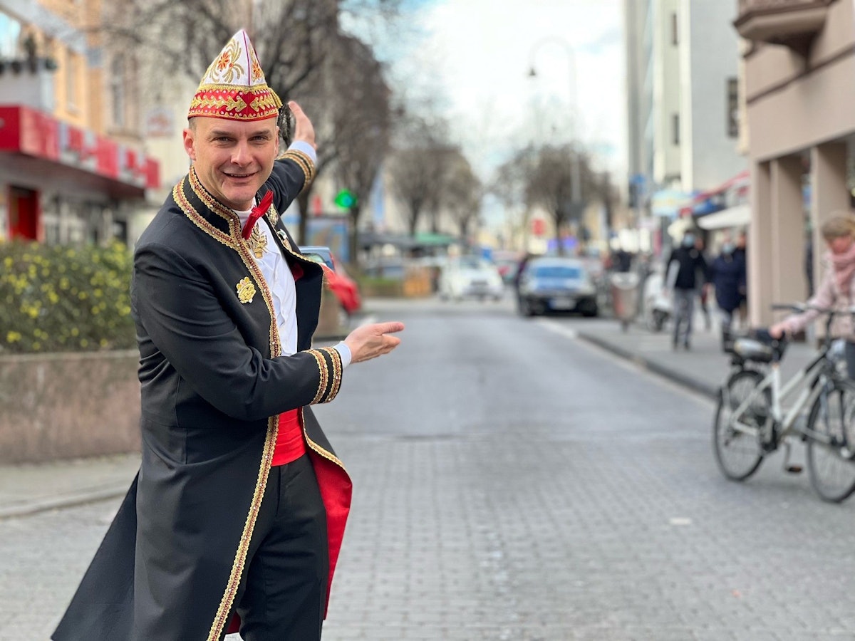 Zochleiter Holger Kirsch auf der Deutzer Freiheit