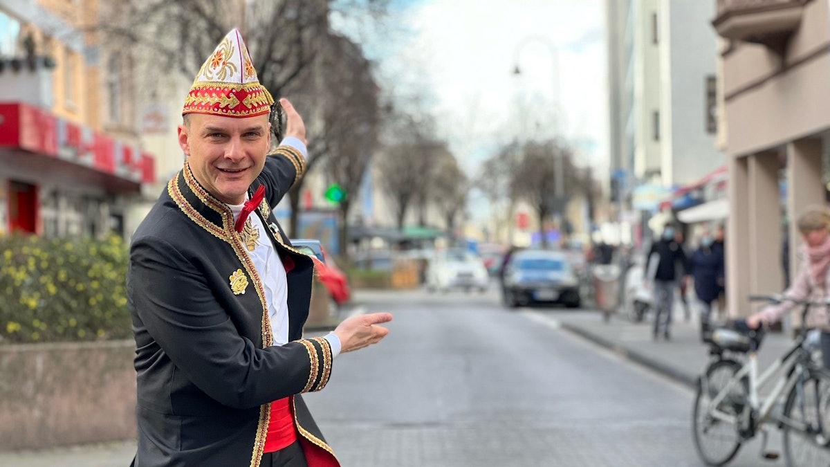 Zochleiter Holger Kirsch auf der Deutzer Freiheit