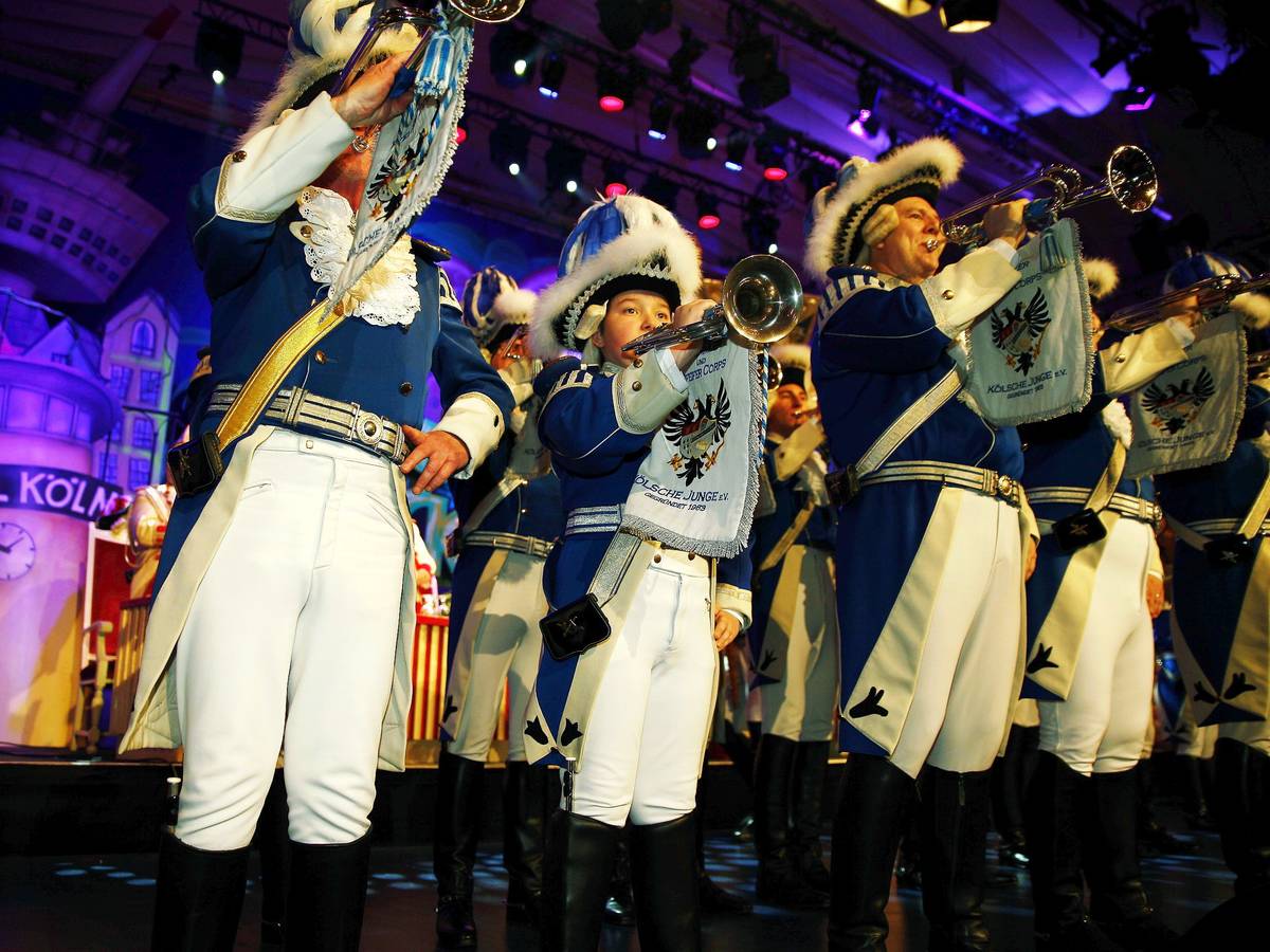 Der Regimentsspielmannszug der Blauen Funken