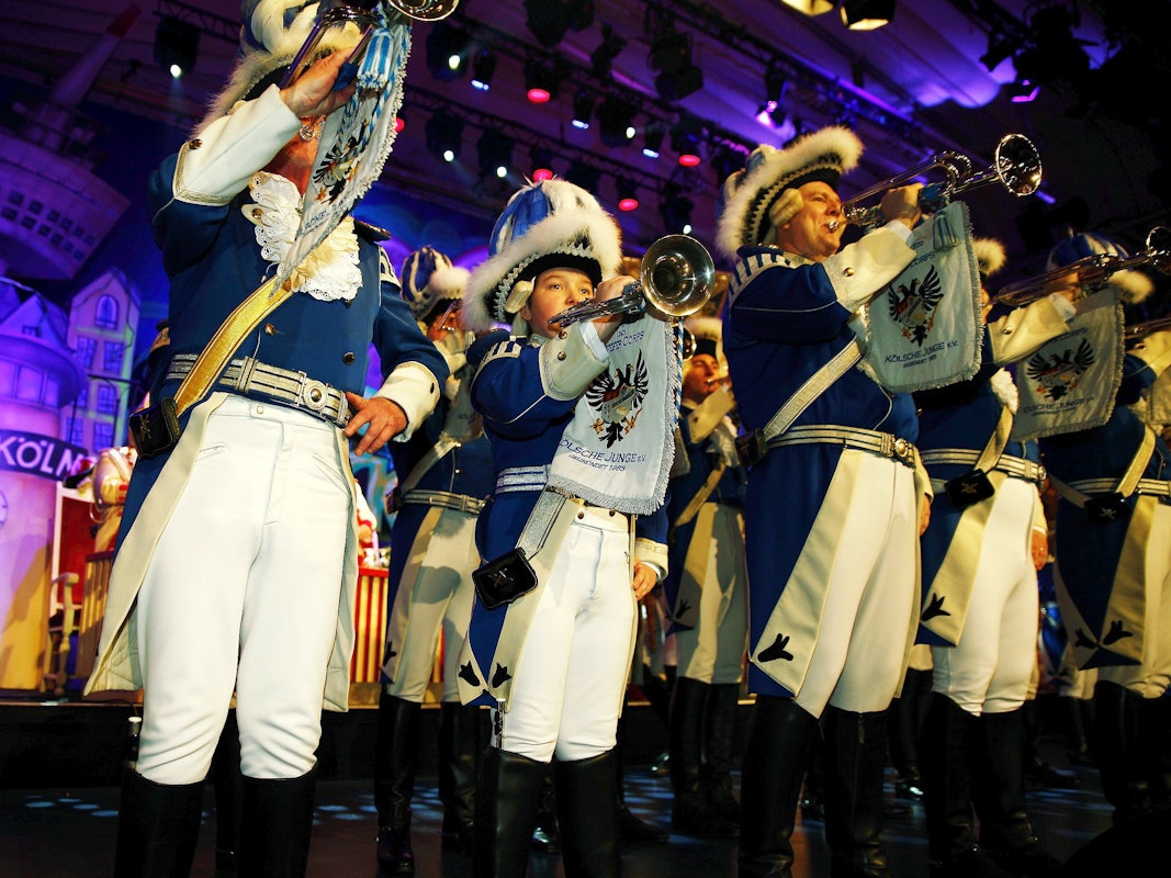 Der Regimentsspielmannszug der Blauen Funken