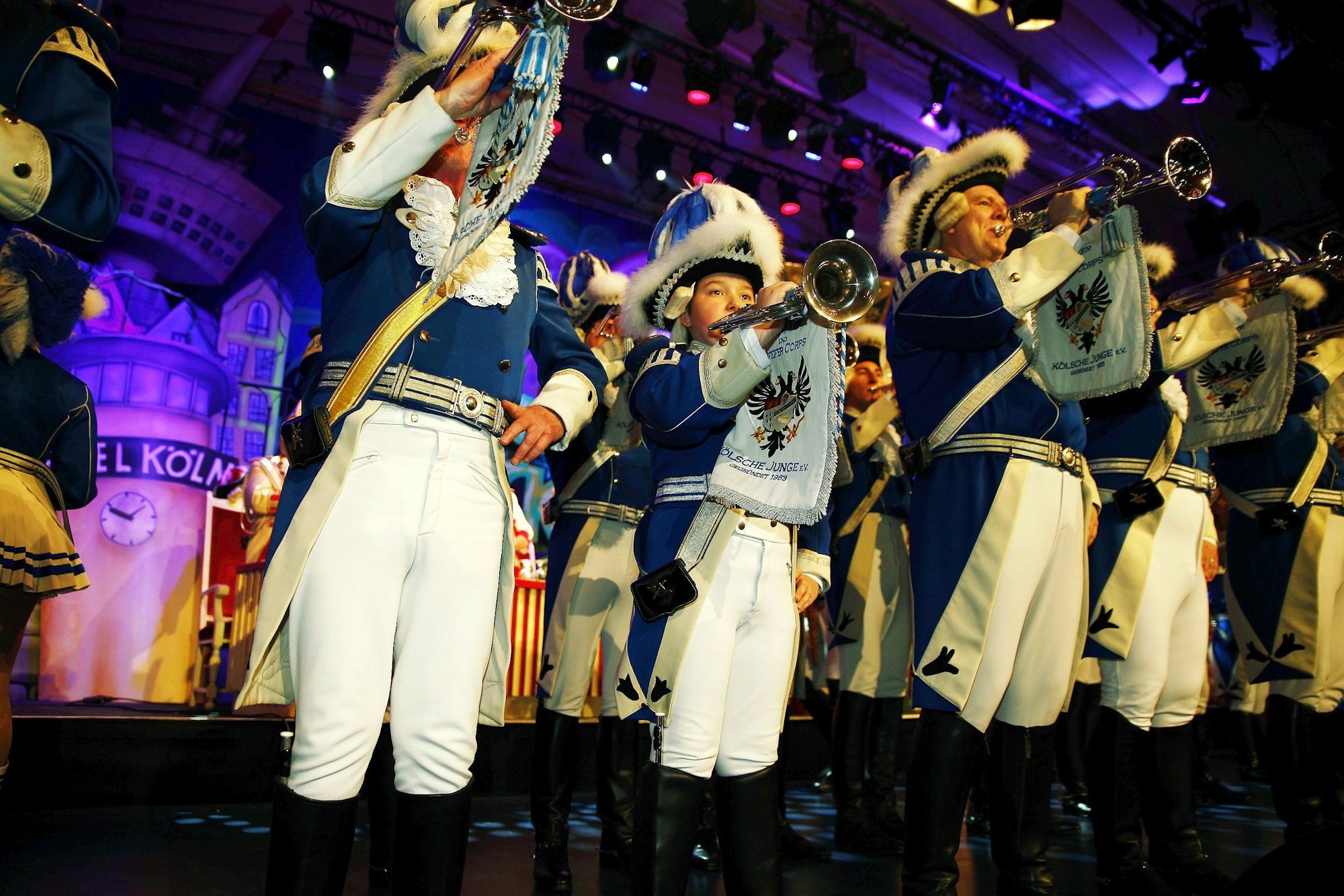 Der Regimentsspielmannszug der Blauen Funken