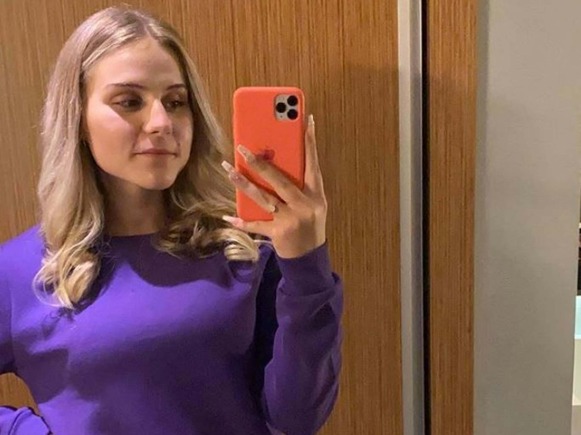 Das Selfie hat Estefania Wollny im November 2021 auf ihrem Instagram-Account hochgeladen.