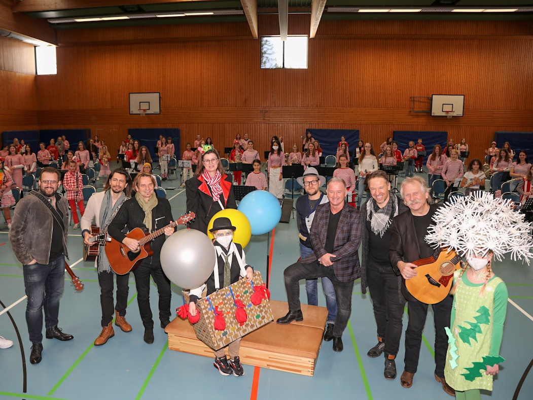 Die Höhner zu Gast an der Ursulinenschule in Köln.