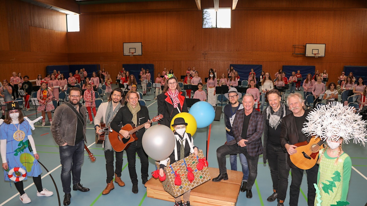 Die Höhner zu Gast an der Ursulinenschule in Köln.