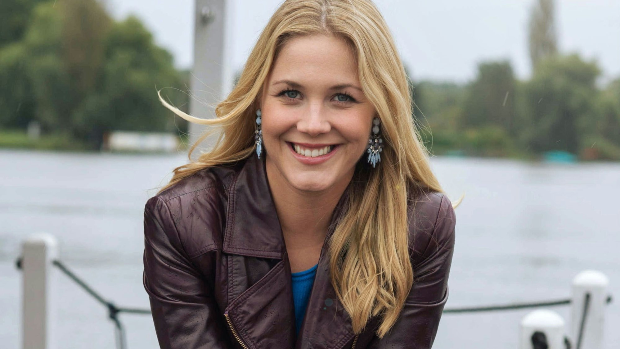 Moderatorin beim "SAT.1-Frühstücksfernsehen": Alina Merkau.