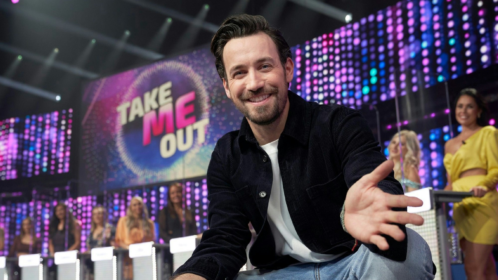 Moderator Jan Köppen, hier bei der RTL-Datingshow „Take Me Out“. In der Folge vom 19. Februar beichtete der Moderator, dass er einen OnlyFans-Account besaß.