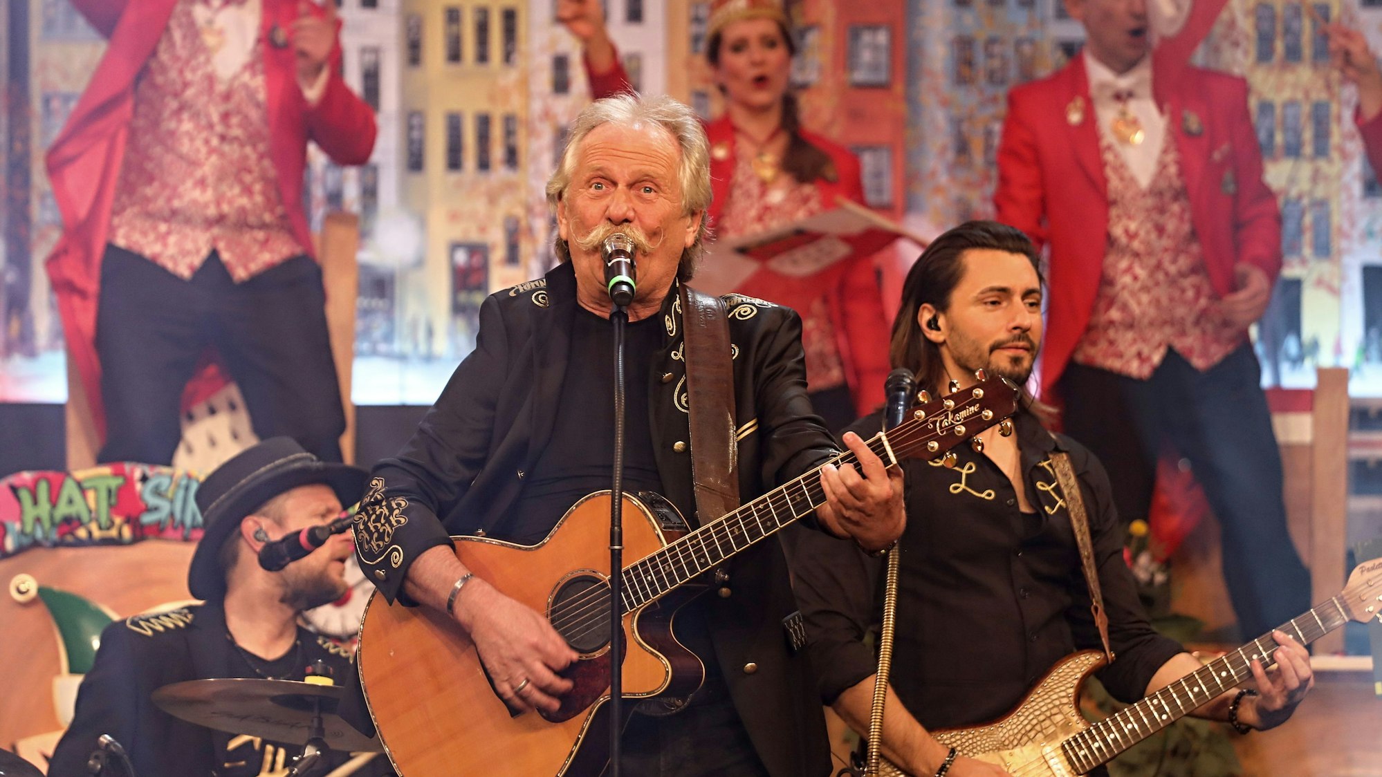 Karneval 2022in Köln: Henning Krautmacher sagte im Gürzenich den TV-Zuschauern leise adieu.