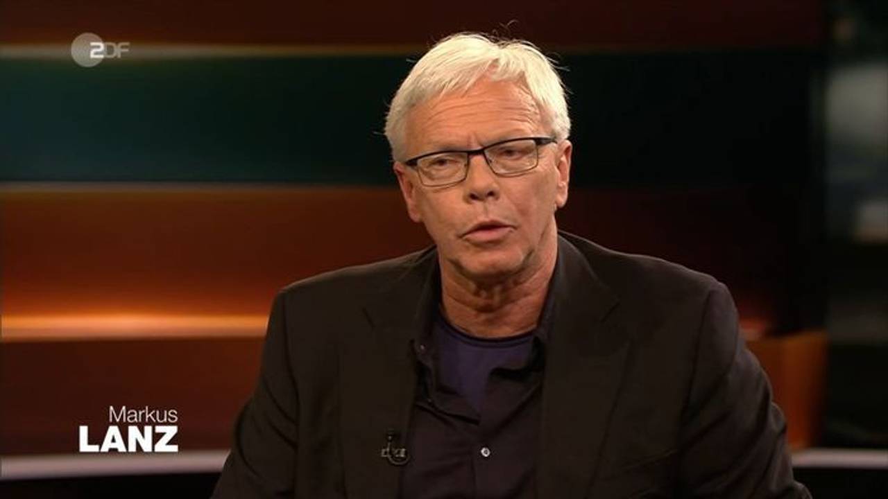 Sportjournalist Thomas Kistner bei Markus Lanz am 16. Februar 2022.