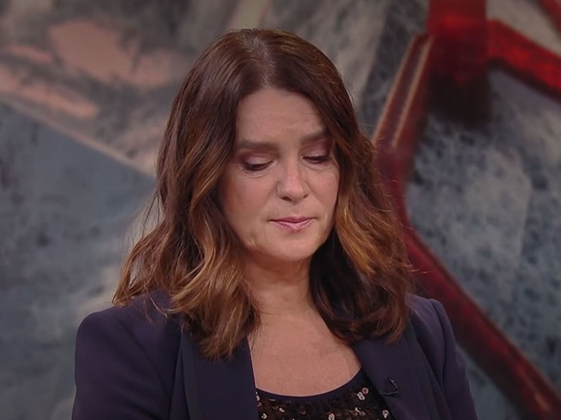 Expertin Katarina Witt weint während der Live-Übertragung in der ARD