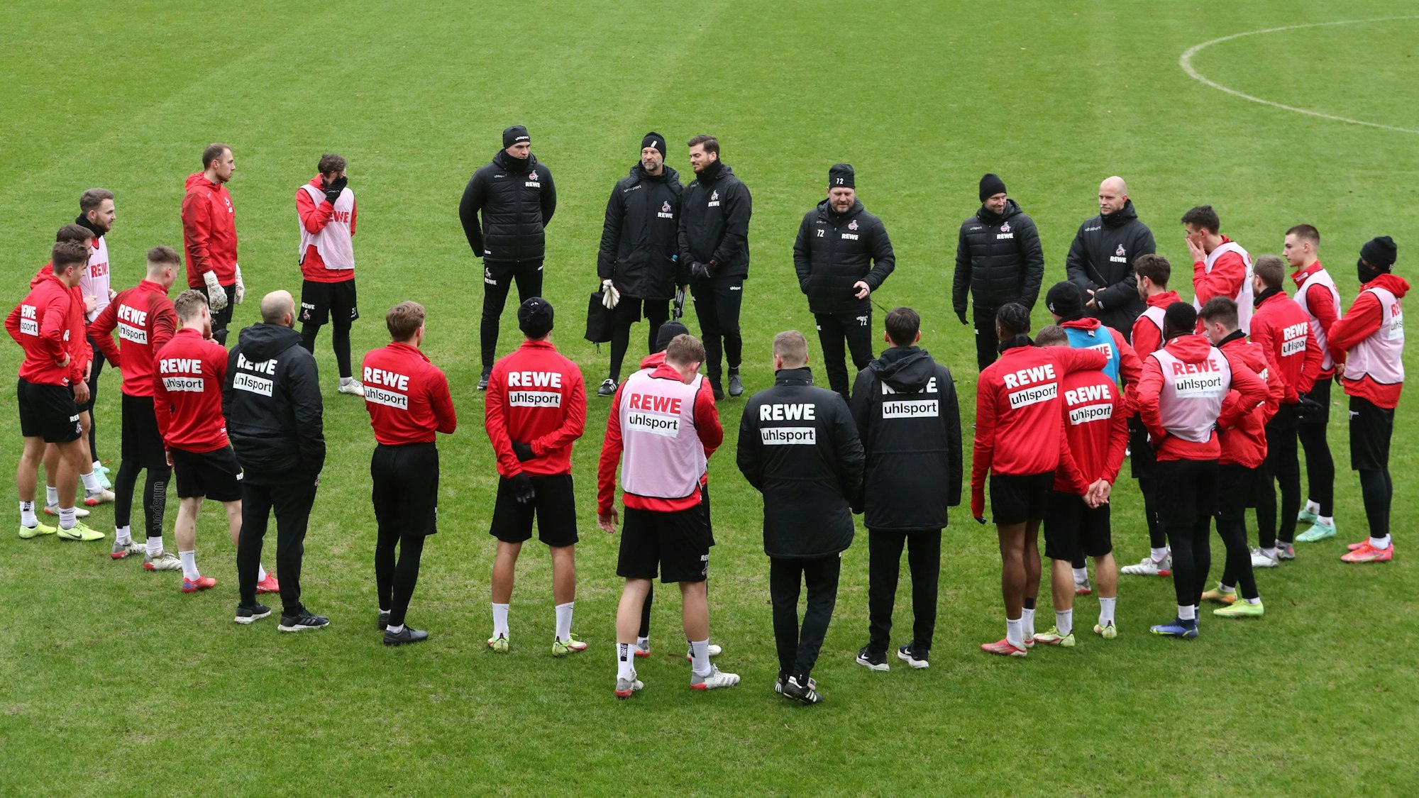Der 1. FC Köln trainiert am Geißbockheim.
