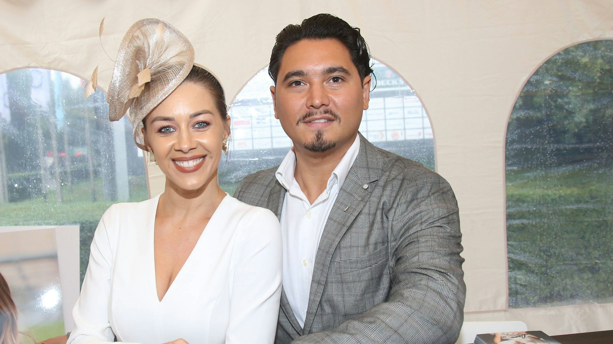 Oana Nechiti mit Tanzpartner Erich Klann, Audi Ascot-Renntag - Audi Hannover sorgt für viel PS auf der Rennbahn Neue Bult Hannover