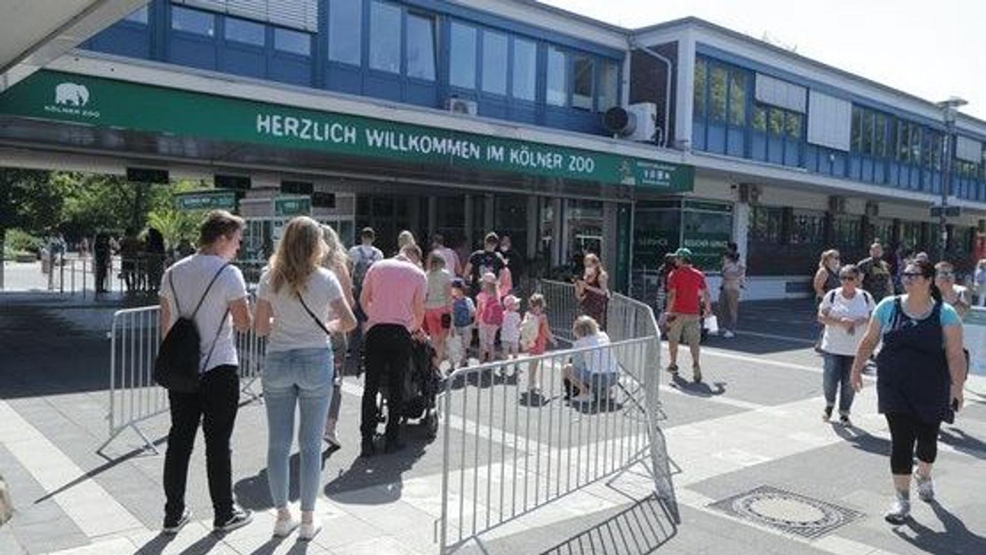 Eingang vom Kölner Zoo.