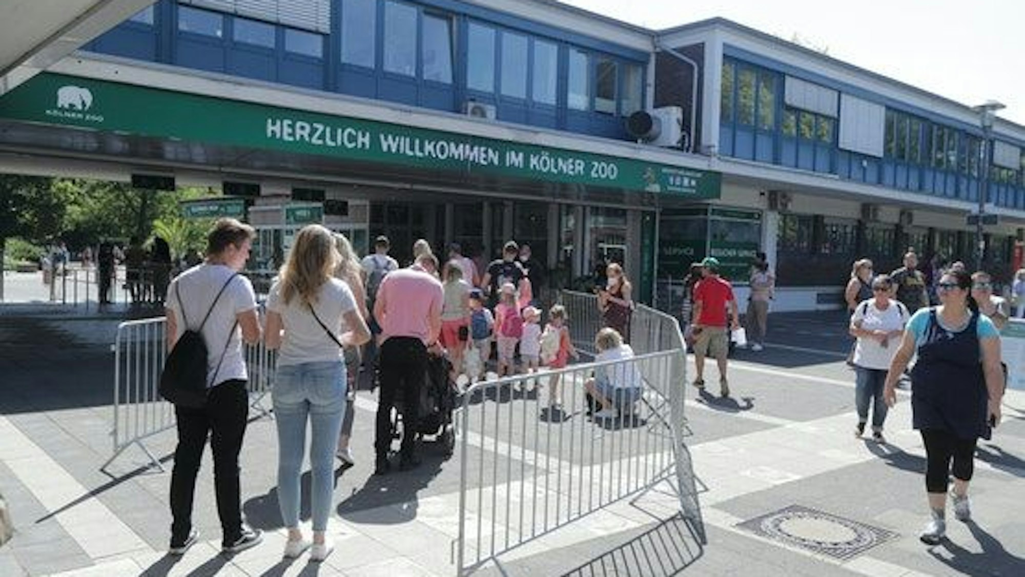 Eingang vom Kölner Zoo.