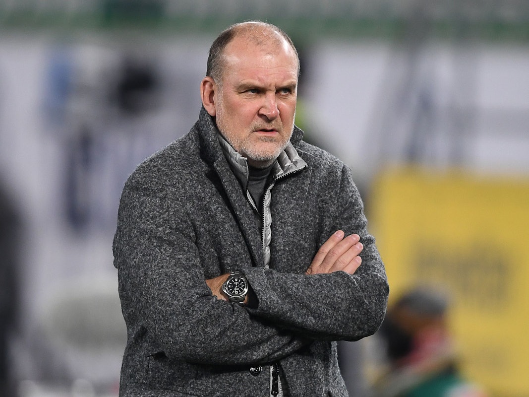 Jörg Schmadtke, Geschäftsführer Sport vom VfL Wolfsburg, im Stadion.