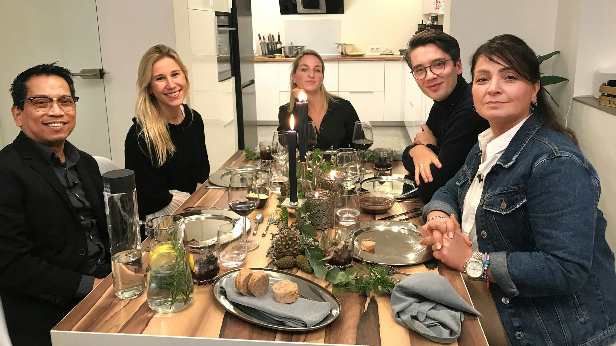 Für das große Finale der Koch-Show auf VOX dekorierte Senta aufwendig ihren Tisch.