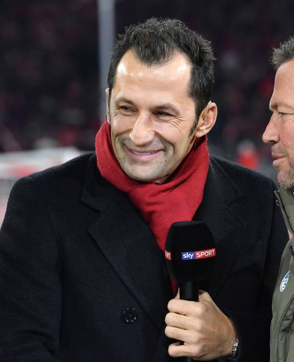 Hasan Salihamidzic und Lothar Matthäus am Sky-Mikro.