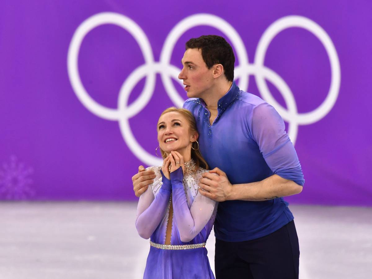 Aljona Savchenko gewann am 15. Februar 2018 mit Bruno Massot Gold bei Olympia in Südkorea.