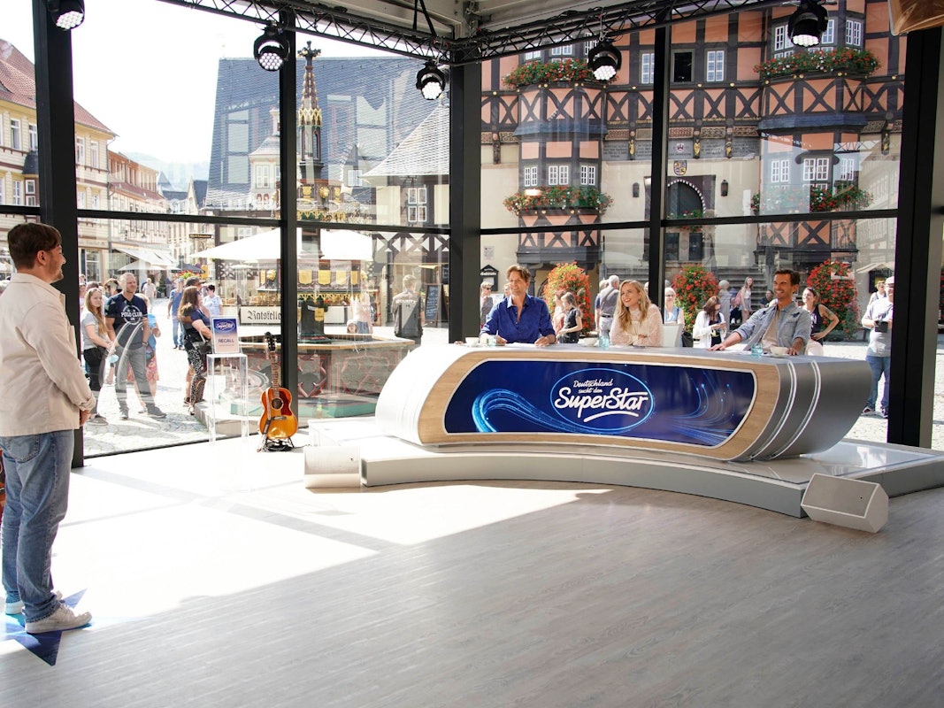 Die DSDS-Jury mit Toby Gad (l.), Ilse DeLange und Florian Silbereisen