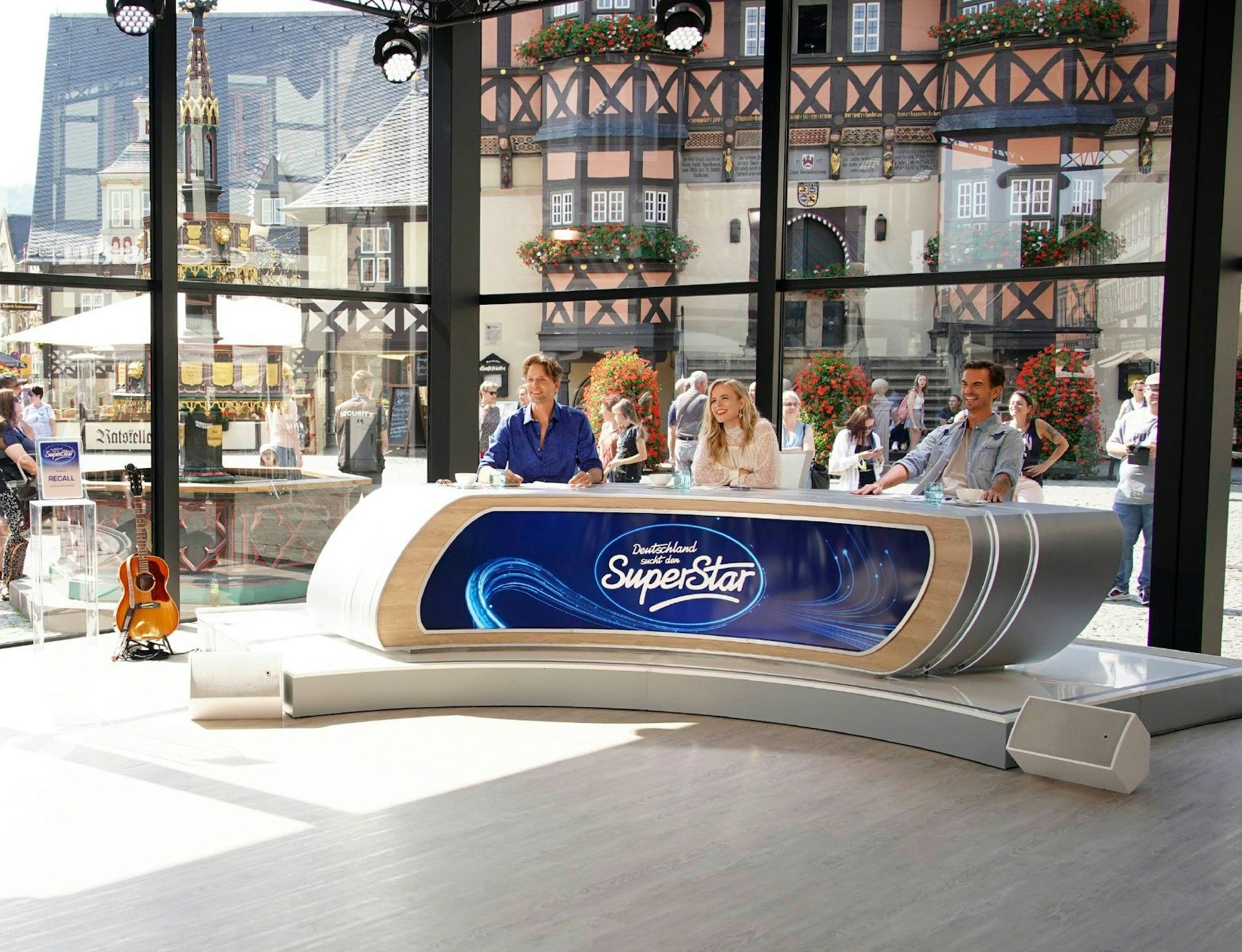 Die DSDS-Jury mit Toby Gad (l.), Ilse DeLange und Florian Silbereisen