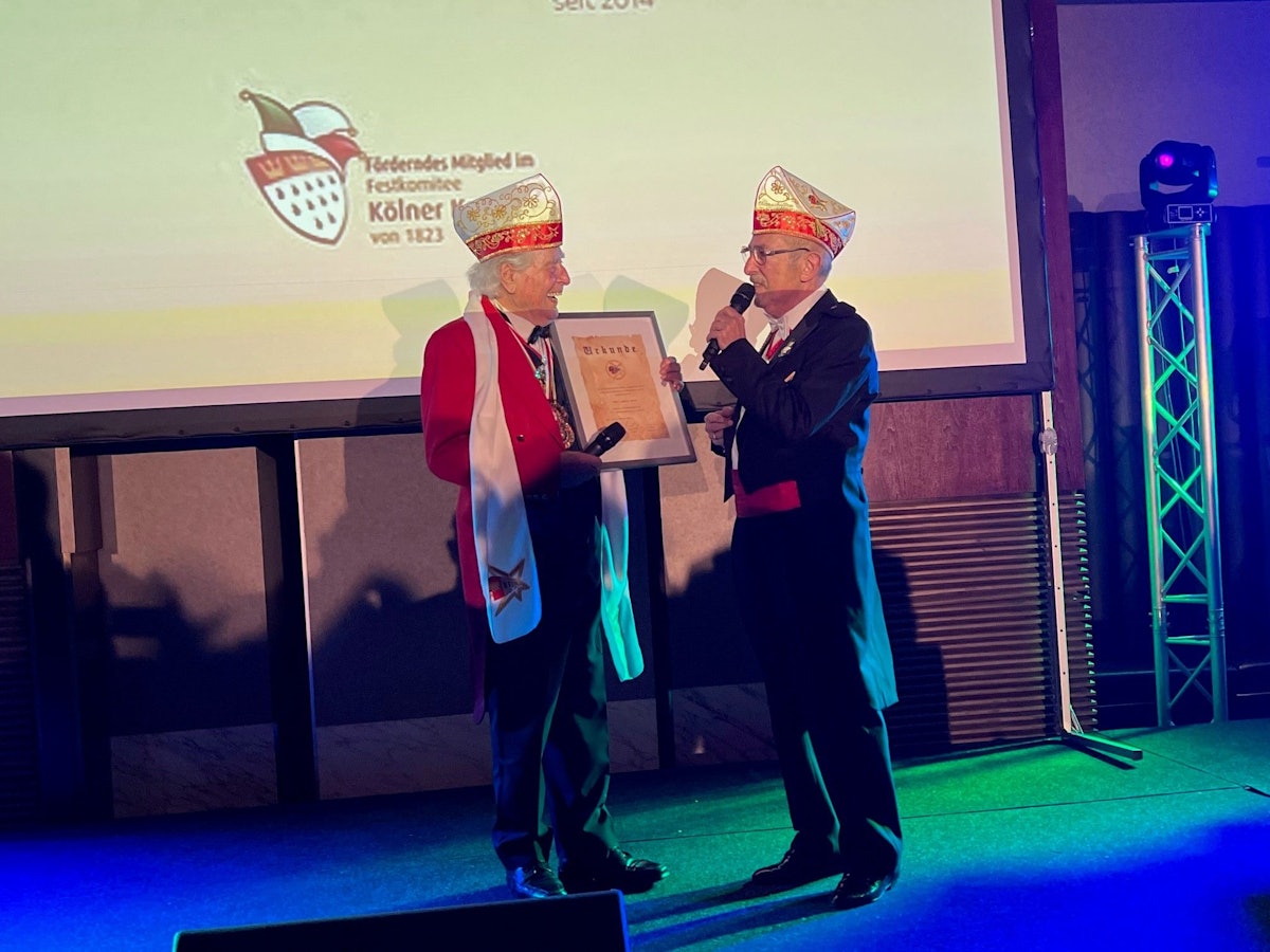 Ludwig Sebus (l.) mit Michael Schwan in der Hofburg im Dorint am Heumarkt.