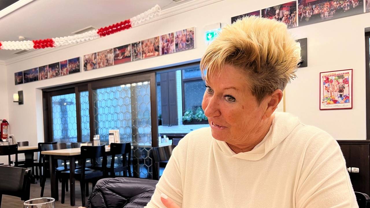 Marita Köllner beim Interview im Brauhaus Sion.