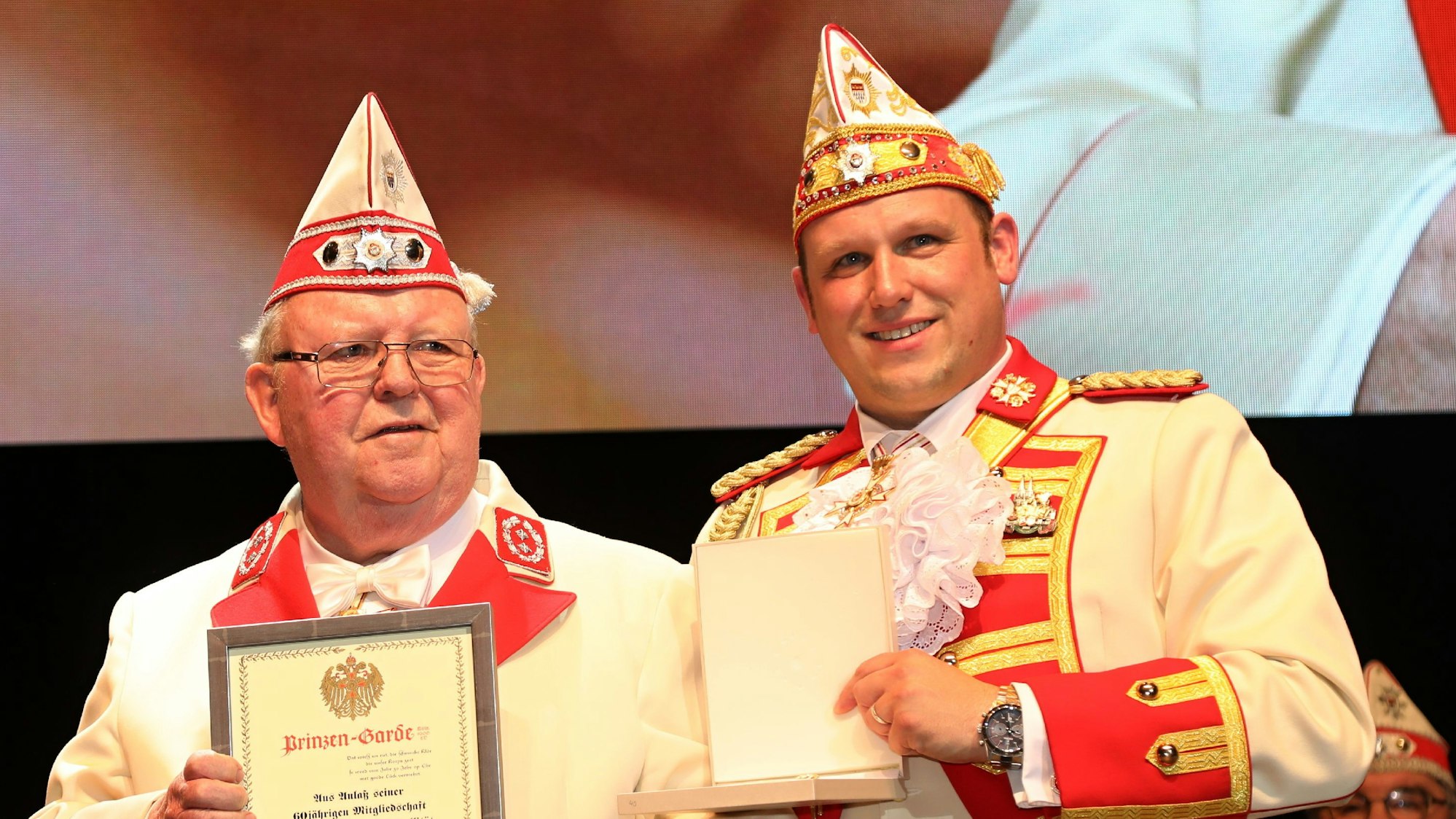 Kommandant Marcel Kappestein und Karl Enders