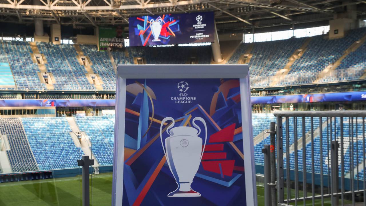Blick in die Gazprom-Arena in St. Petersburg.