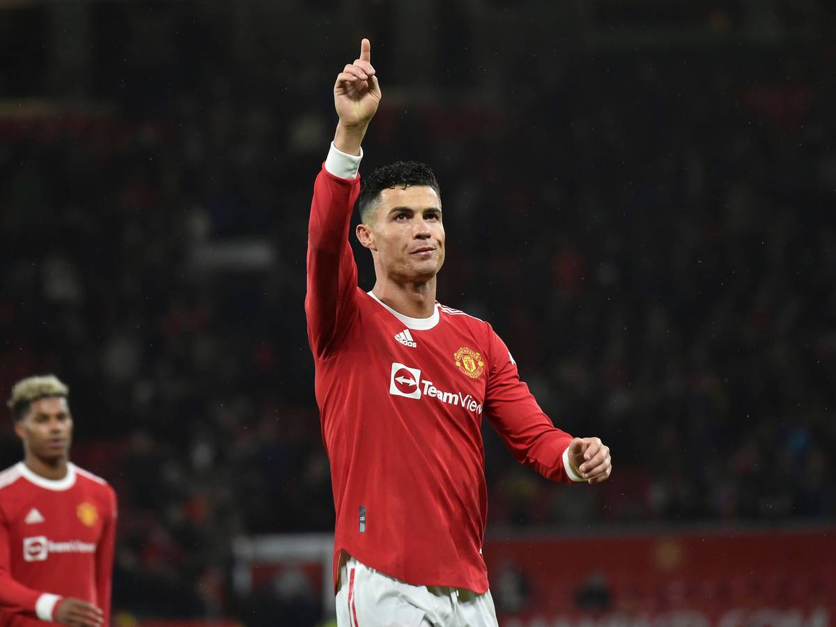 Cristiano Ronaldo von Manchester United am 15. Februar 2022.