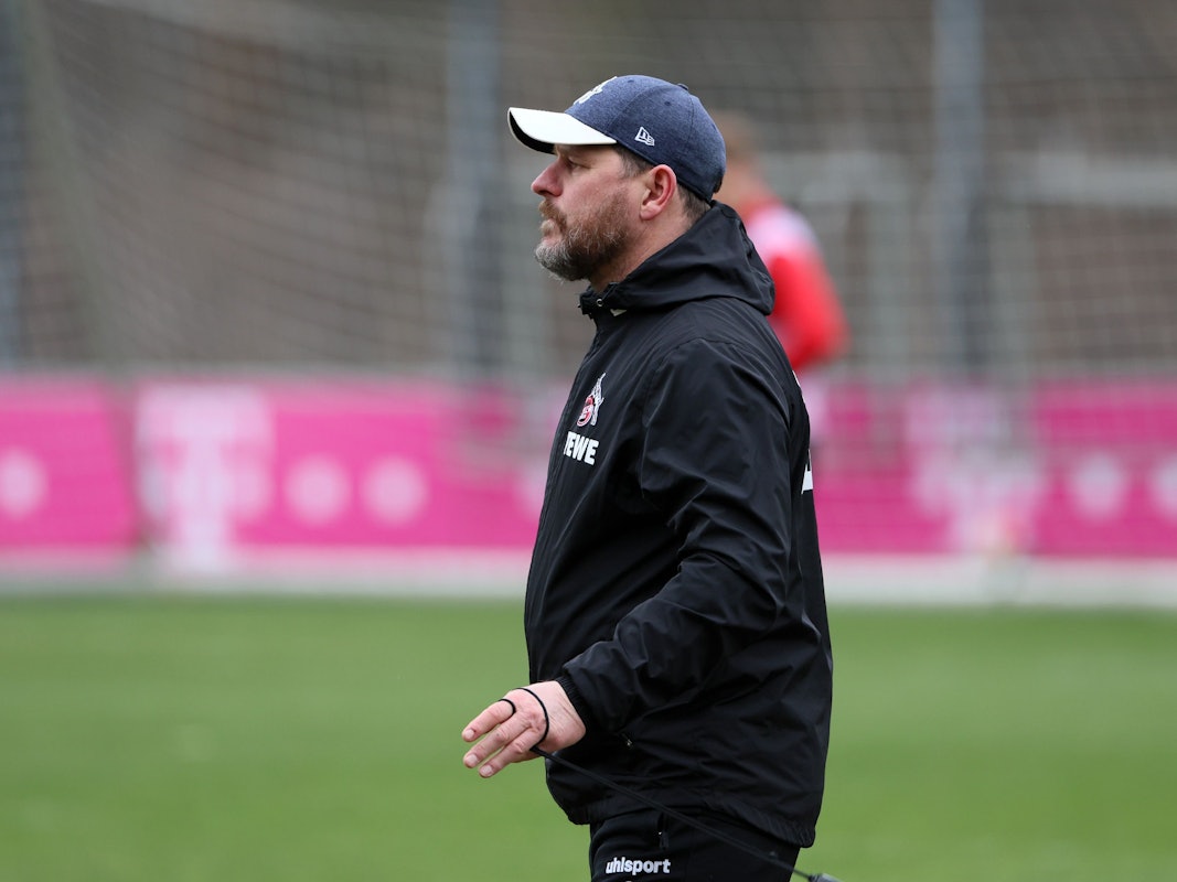 Steffen Baumgart im Training de 1. FC Köln