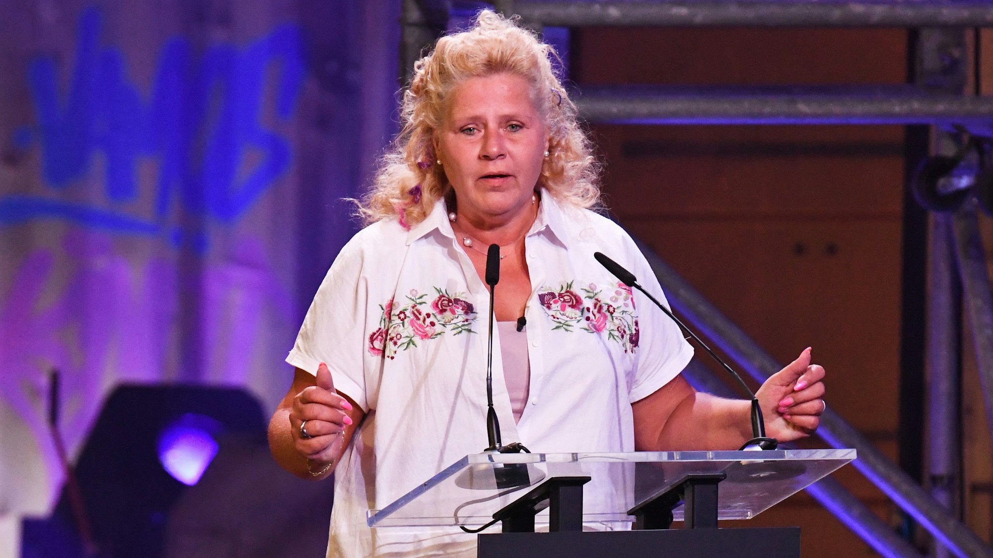 Silvia Wollny, Gewinnerin der Sat.1 Show «Promi Big Brother 2018», steht im Studio