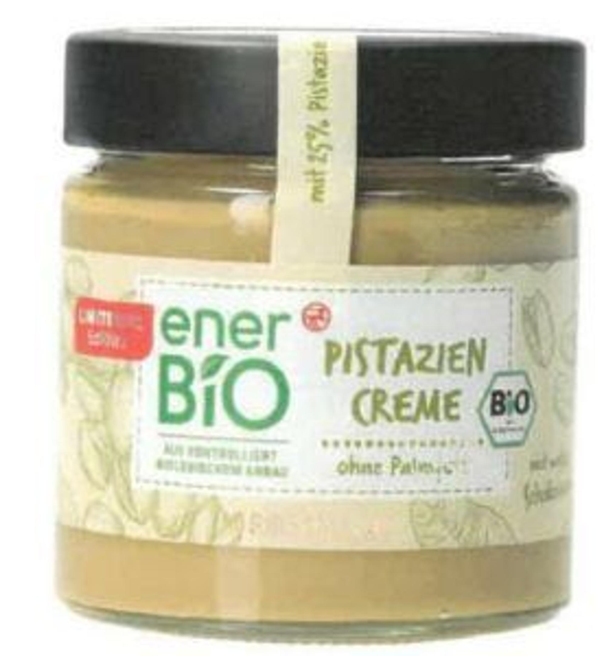 Vom Rückruf betroffen: Diese Pistaziencreme von Rossmann aus dem Bio-Sortiment kann gefährliche Salmonellen enthalten.