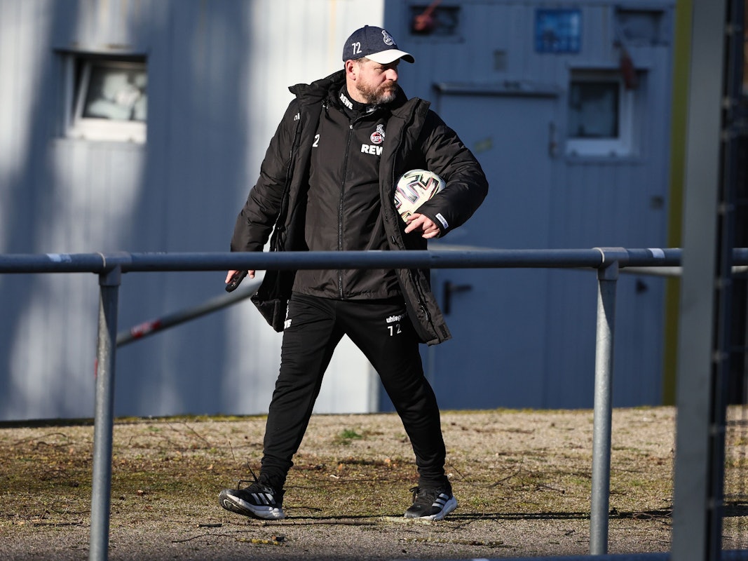 Steffen Baumgart am Geißbockheim