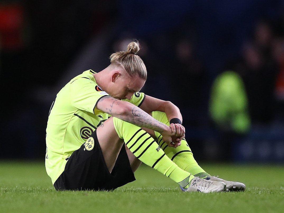 Marius Wolf enttäuscht nach dem Aus von Borussia Dortmund.