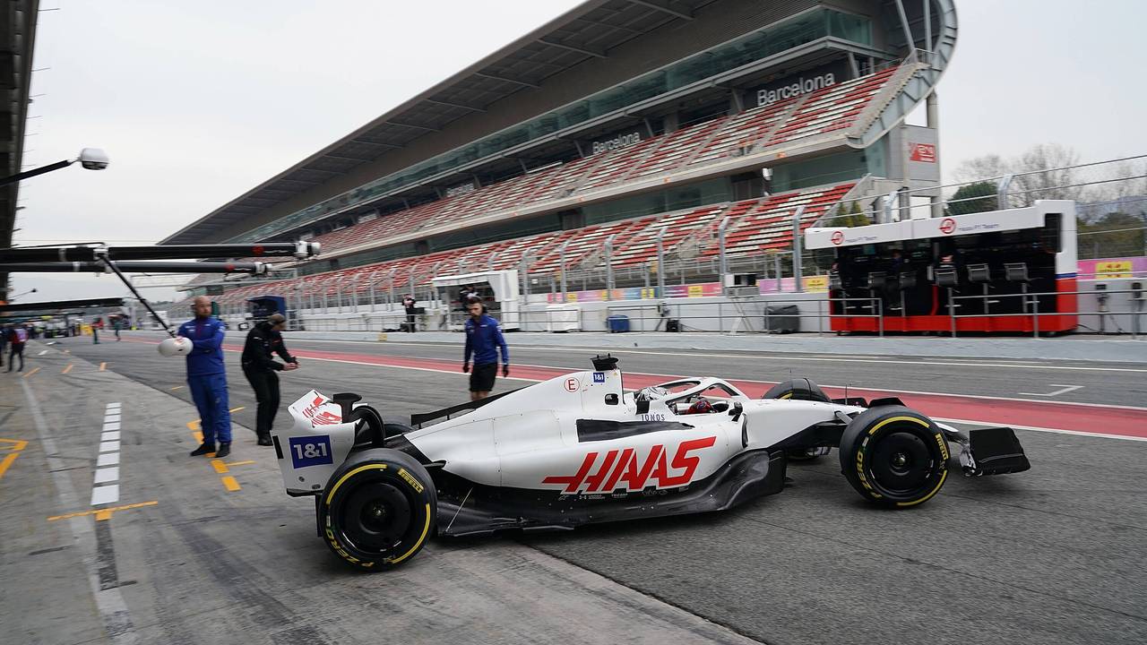Nikita Mazepin bei Formel-1-Testfahrten in Barcelona.