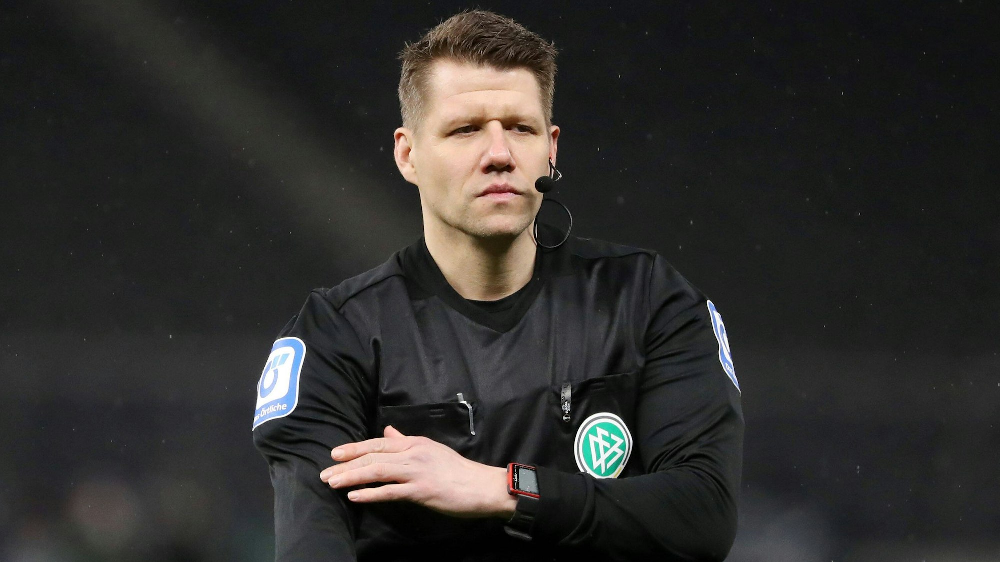 Patrick Ittrich beim Bundesliga-Spiel Hertha BSC gegen RB Leipzig