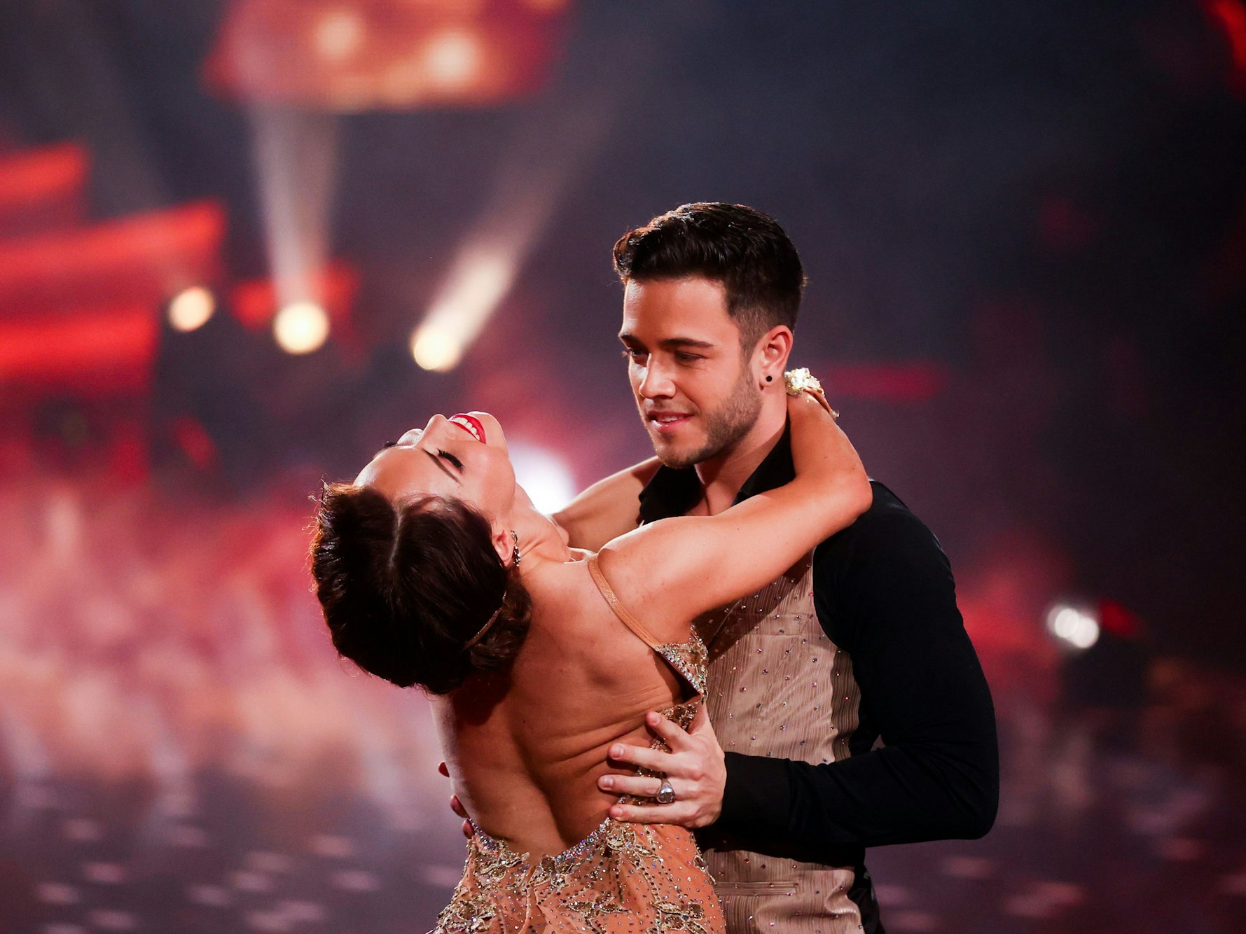 Sänger Luca Hänni und Profitänzerin Christina Luft, hier im März 2020 bei der RTL-Tanzshow „Let’s Dance“.